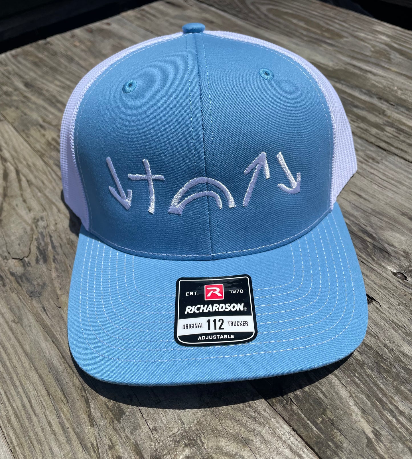 Gospel Symbols Hat - Blue and White