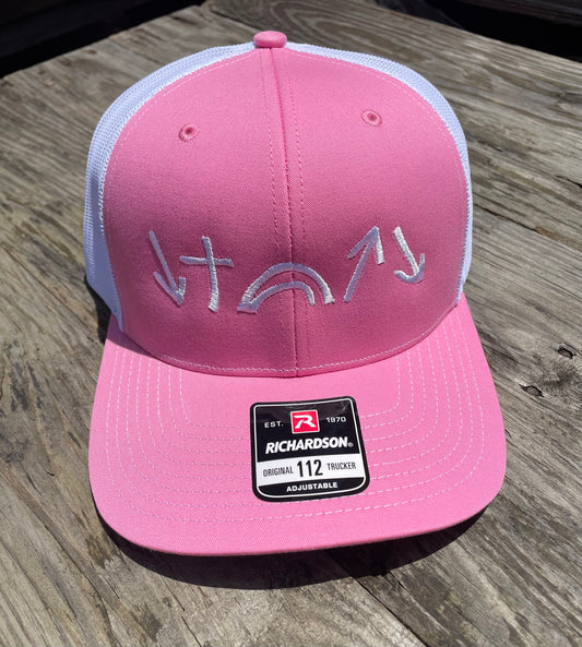 Gospel Symbols Hat - Pink and White